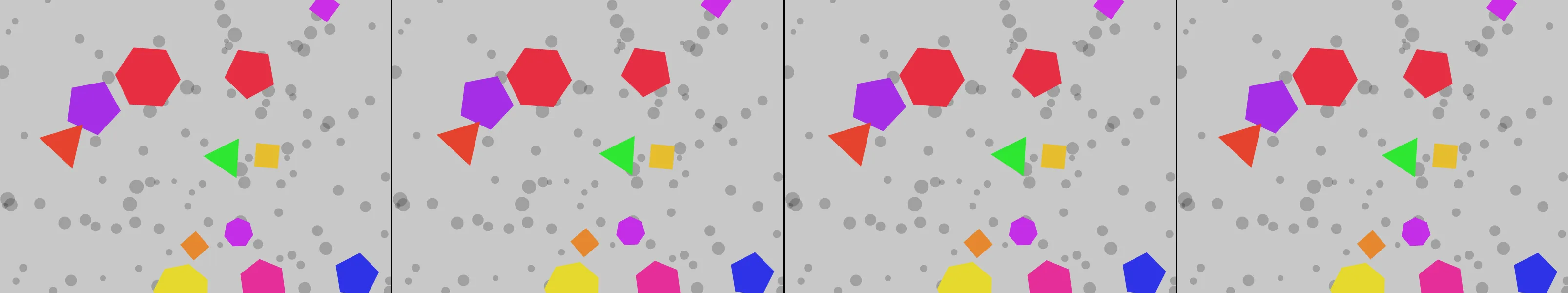 four frames from entry 1104