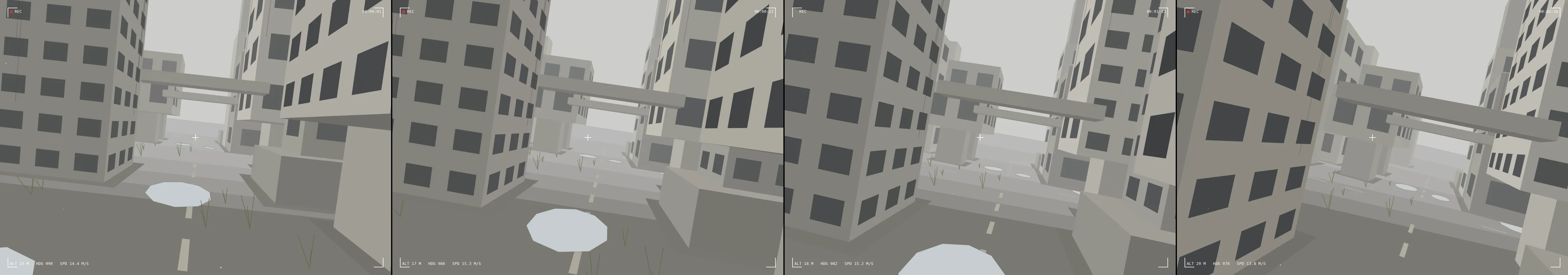 four frames from entry 1300