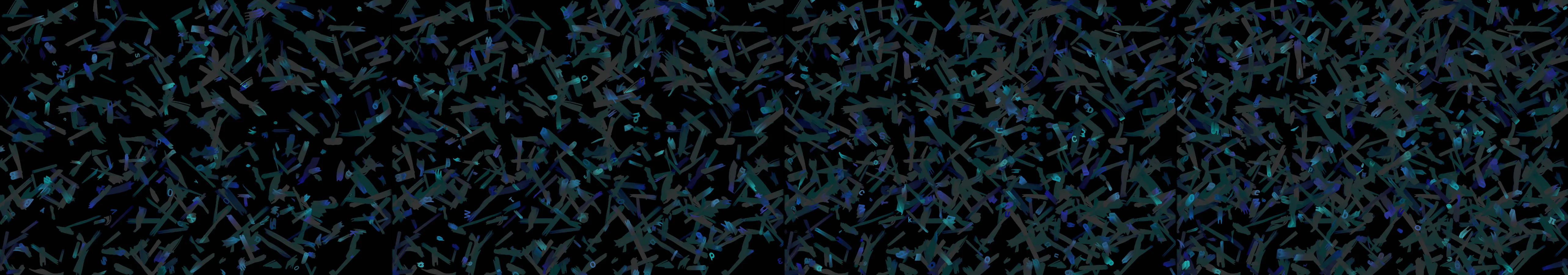 four frames from read Finnegan's Wake by James Joyce and then create an interactive sketch that interprets the text under a synthetic pointer