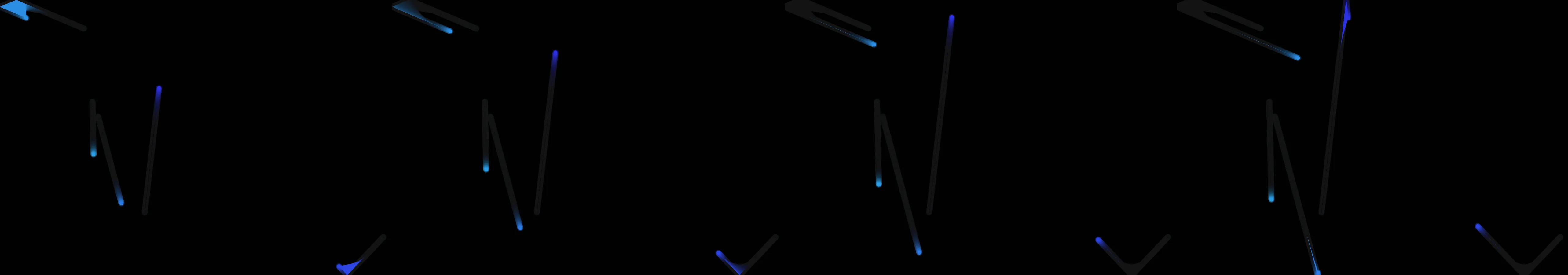 four frames from tracks in the rink during figure skating under a synthetic pointer