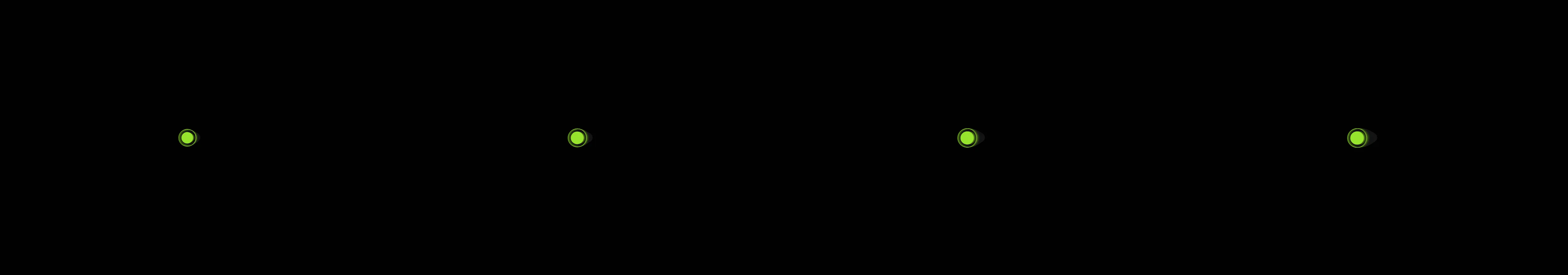 four frames from animate a cell division simulation under a synthetic pointer
