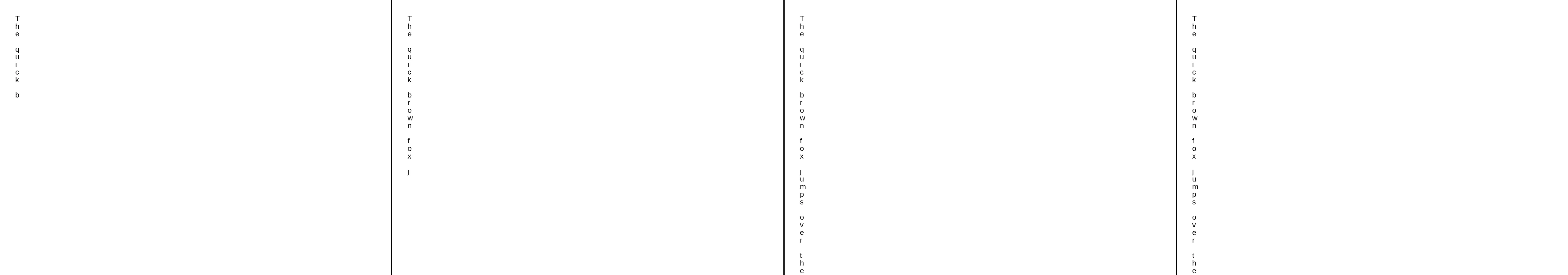 four frames from a typewriter that types by itself and slowly gains confidence under a synthetic pointer