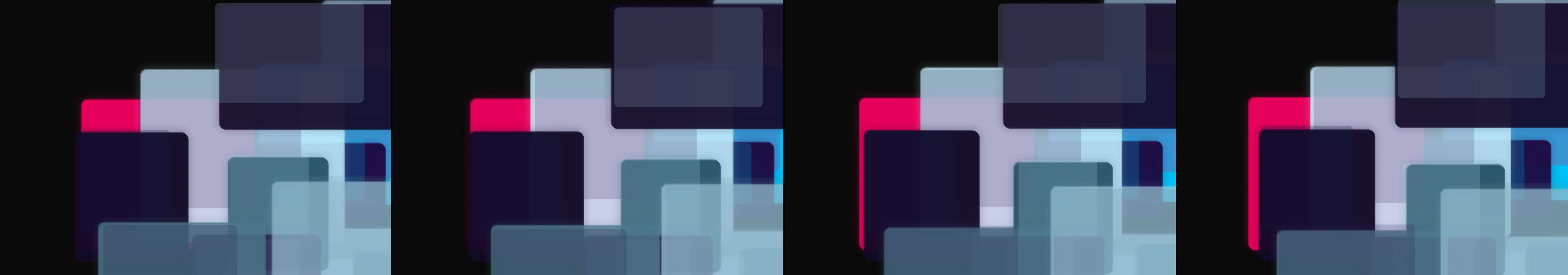 four frames from study the works of Mark Rothko and then make a composition inspired by the artist's signature forms and use of color. under a synthetic pointer