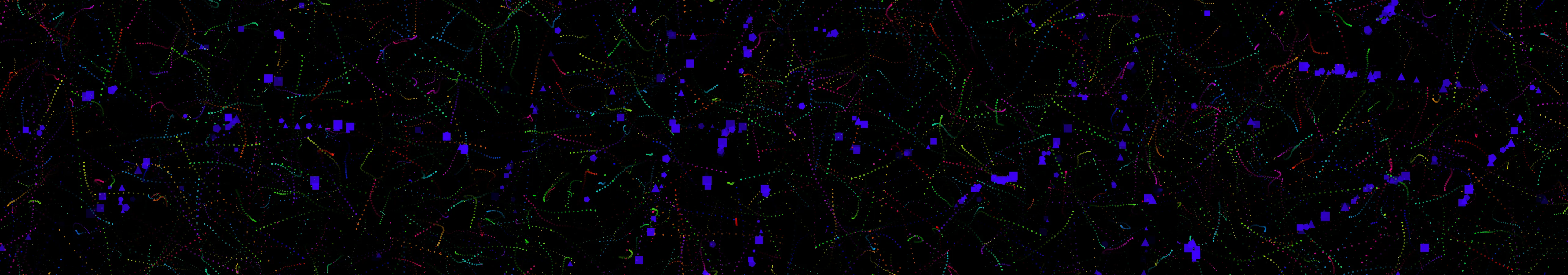 four frames from an image that only be New York City under a synthetic pointer