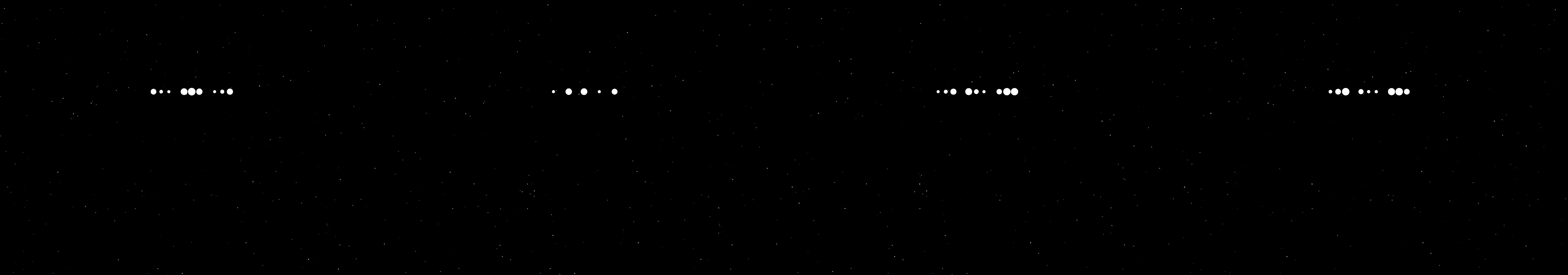 four frames from fireflies spelling out a message in Morse code under a synthetic pointer