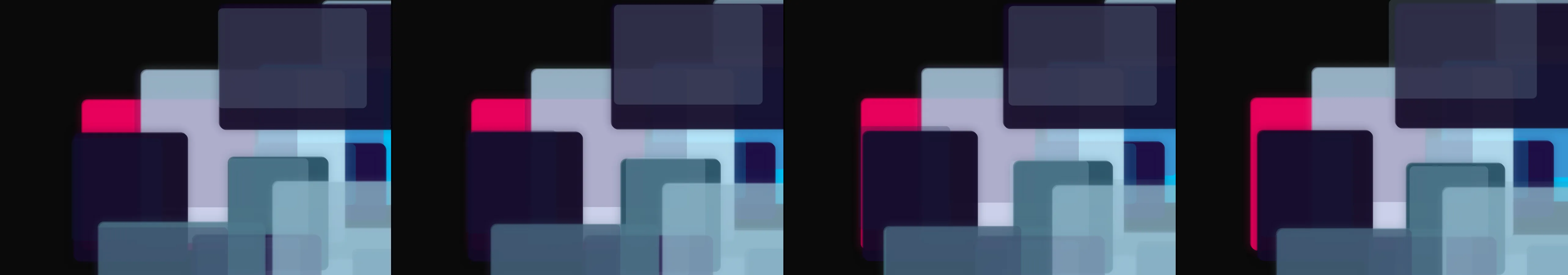 four frames from study the works of Mark Rothko and then make a composition inspired by the artist's signature forms and use of color. under a synthetic pointer