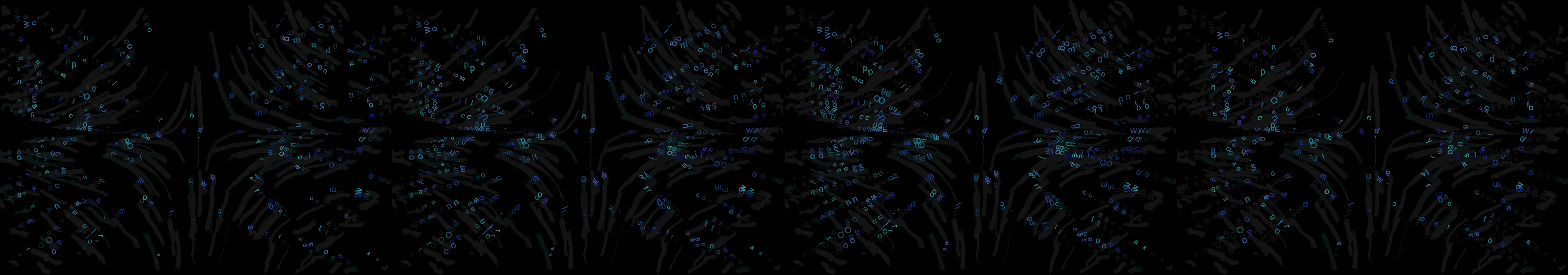 four frames from read Finnegan's Wake by James Joyce and then create an interactive sketch that interprets the text under a synthetic pointer