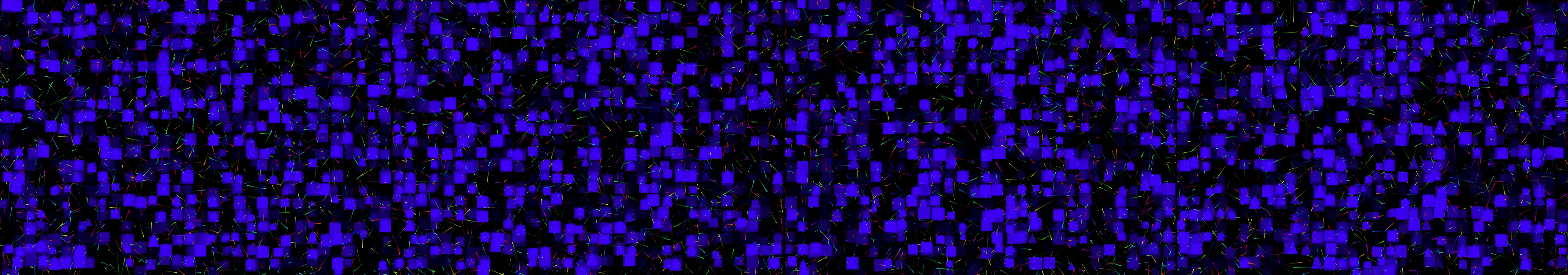 four frames from an image that only be New York City under a synthetic pointer