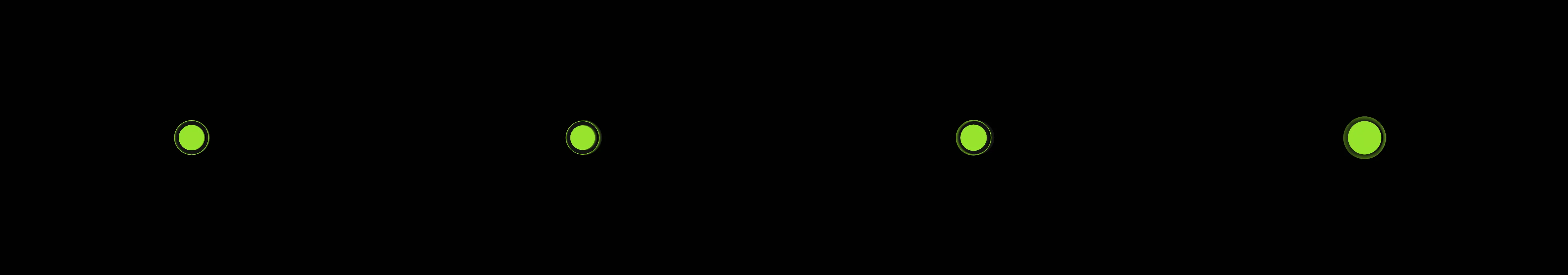 four frames from animate a cell division simulation under a synthetic pointer