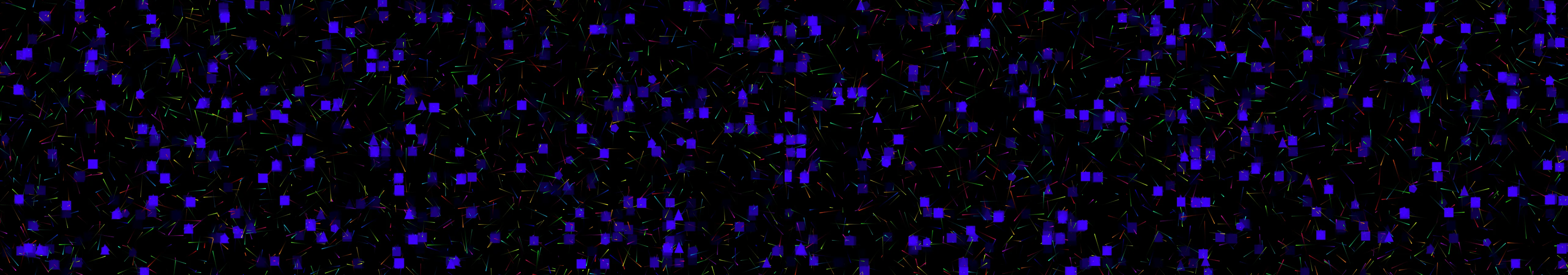 four frames from an image that only be New York City under a synthetic pointer