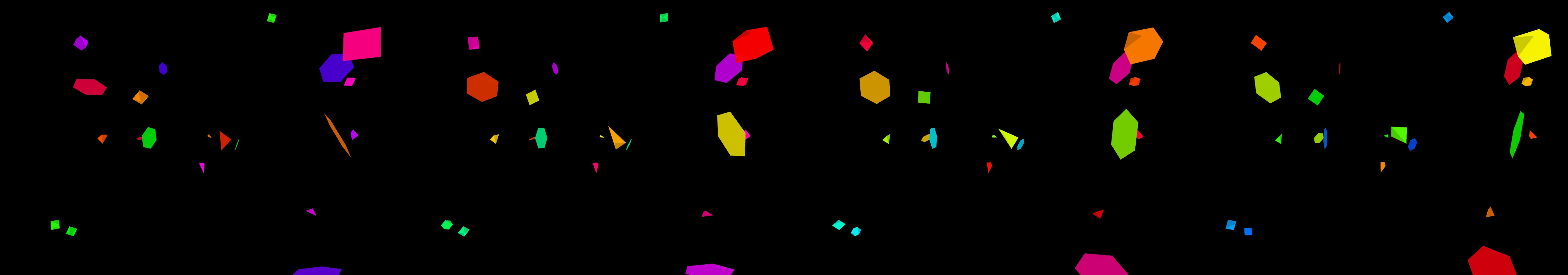 four frames from skatepark music video under a synthetic pointer
