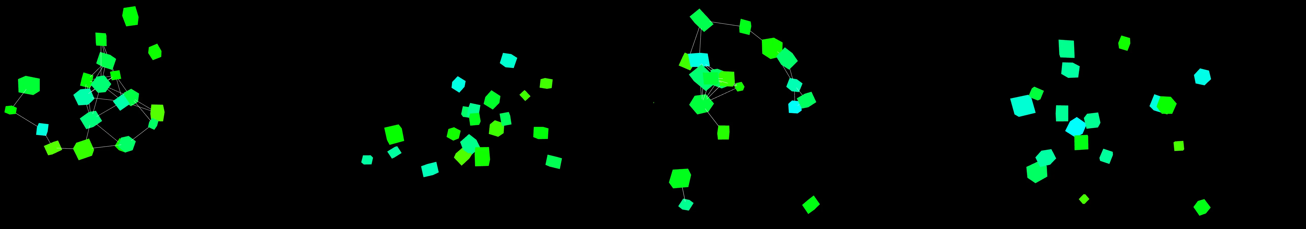 four frames from punctuated equilibrium under a synthetic pointer