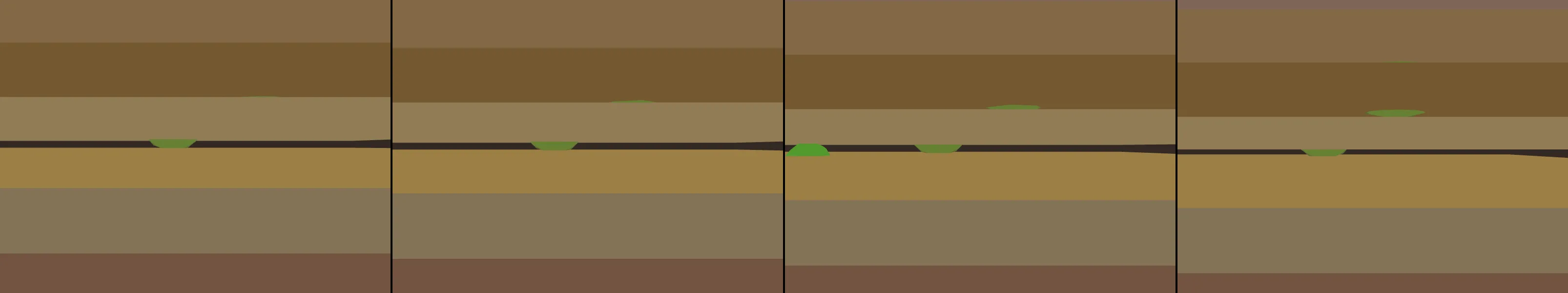 four frames from grant theft auto ported to p5.js. arrow keys control character or car. spacebar to attack. under a synthetic pointer