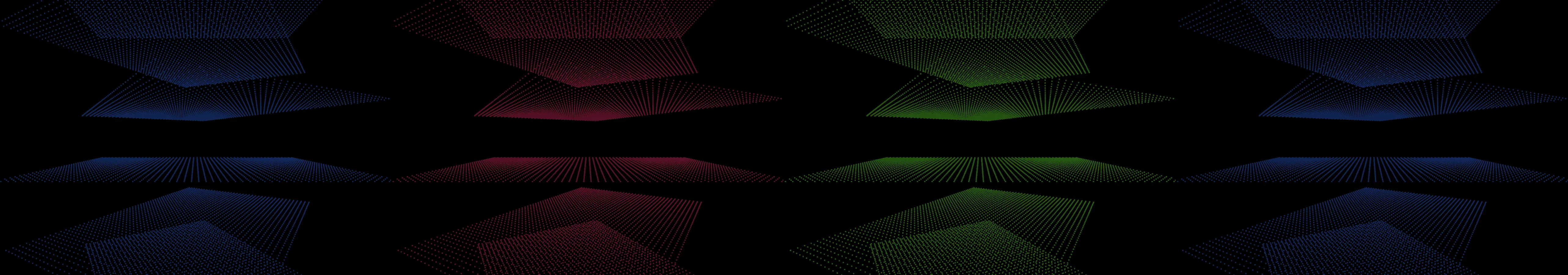 four frames from a broadcast graphics package for a TV network in 2013 under a synthetic pointer