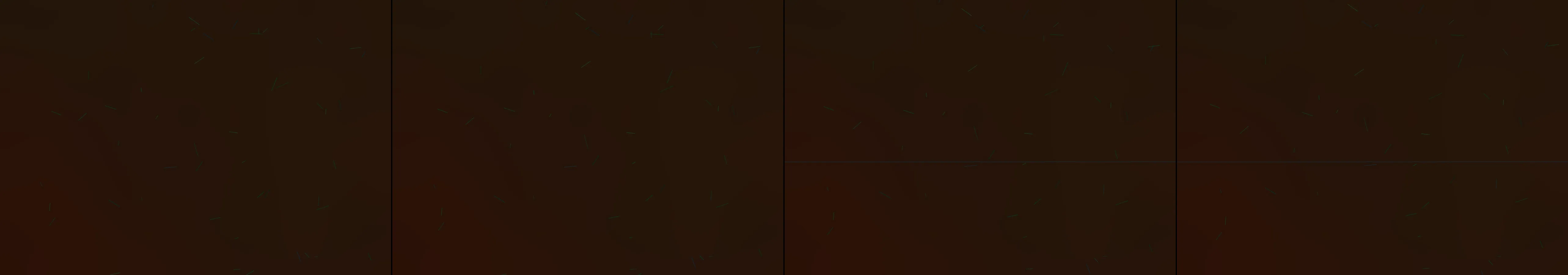 four frames from build a spaceship control panel with buttons and switches and when the correct button is pressed the windscreen shows the spaceship going into hyperspace under a synthetic pointer