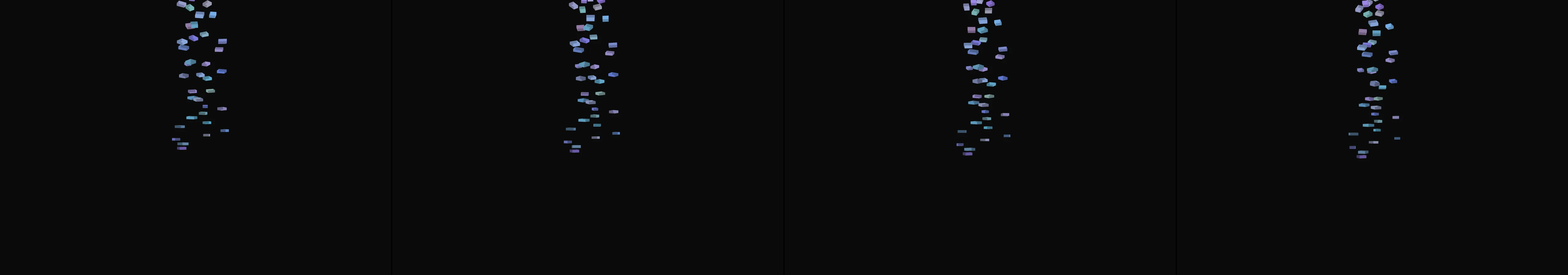 four frames from erecting a skyscraper under a synthetic pointer