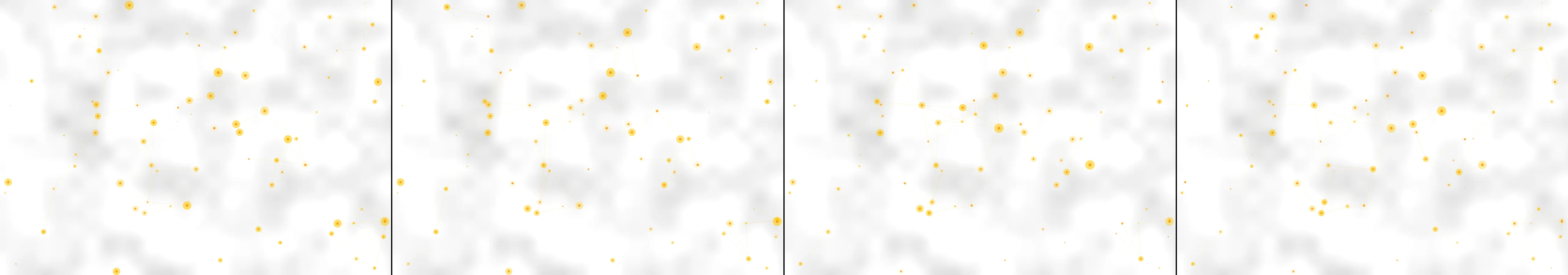 four frames from rastaman vibration under a synthetic pointer