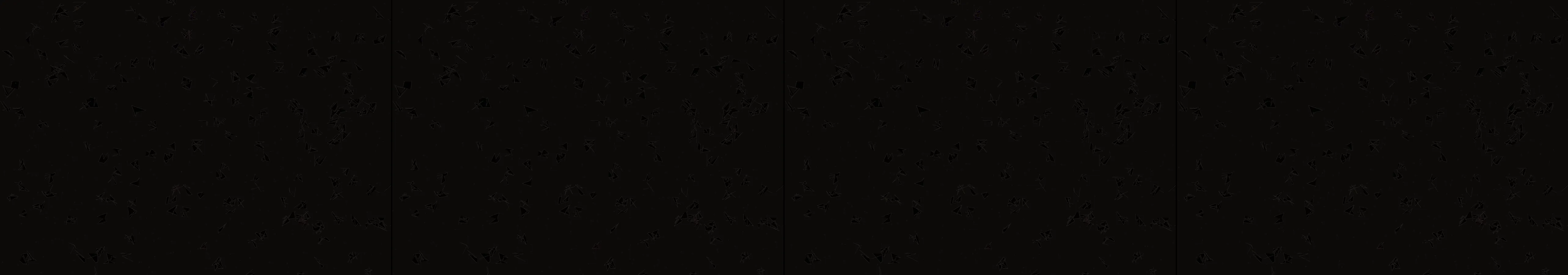 four frames from animate a live ant farm under a synthetic pointer