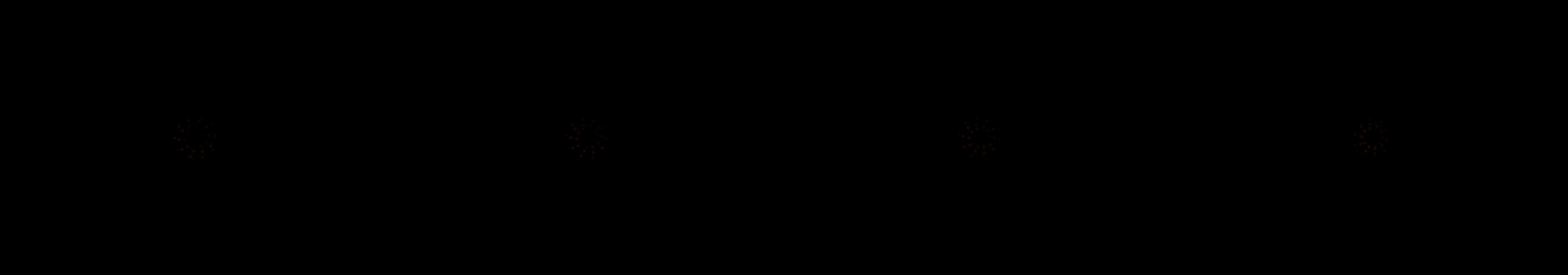 four frames from mandelbrot fractal under a synthetic pointer