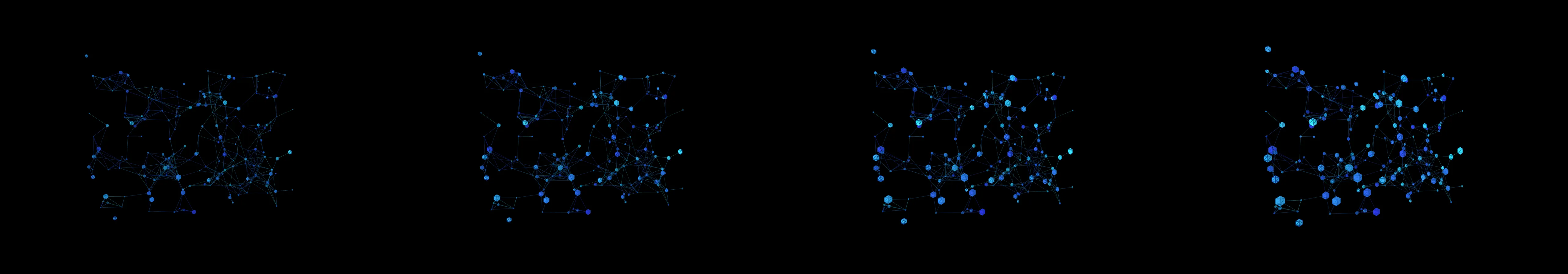 four frames from a broadcast graphics package for a TV network in 2013 under a synthetic pointer