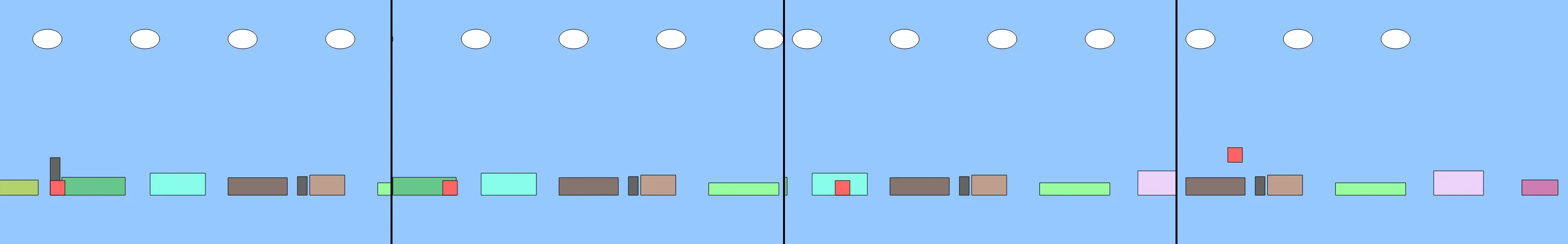 four frames from entry 612